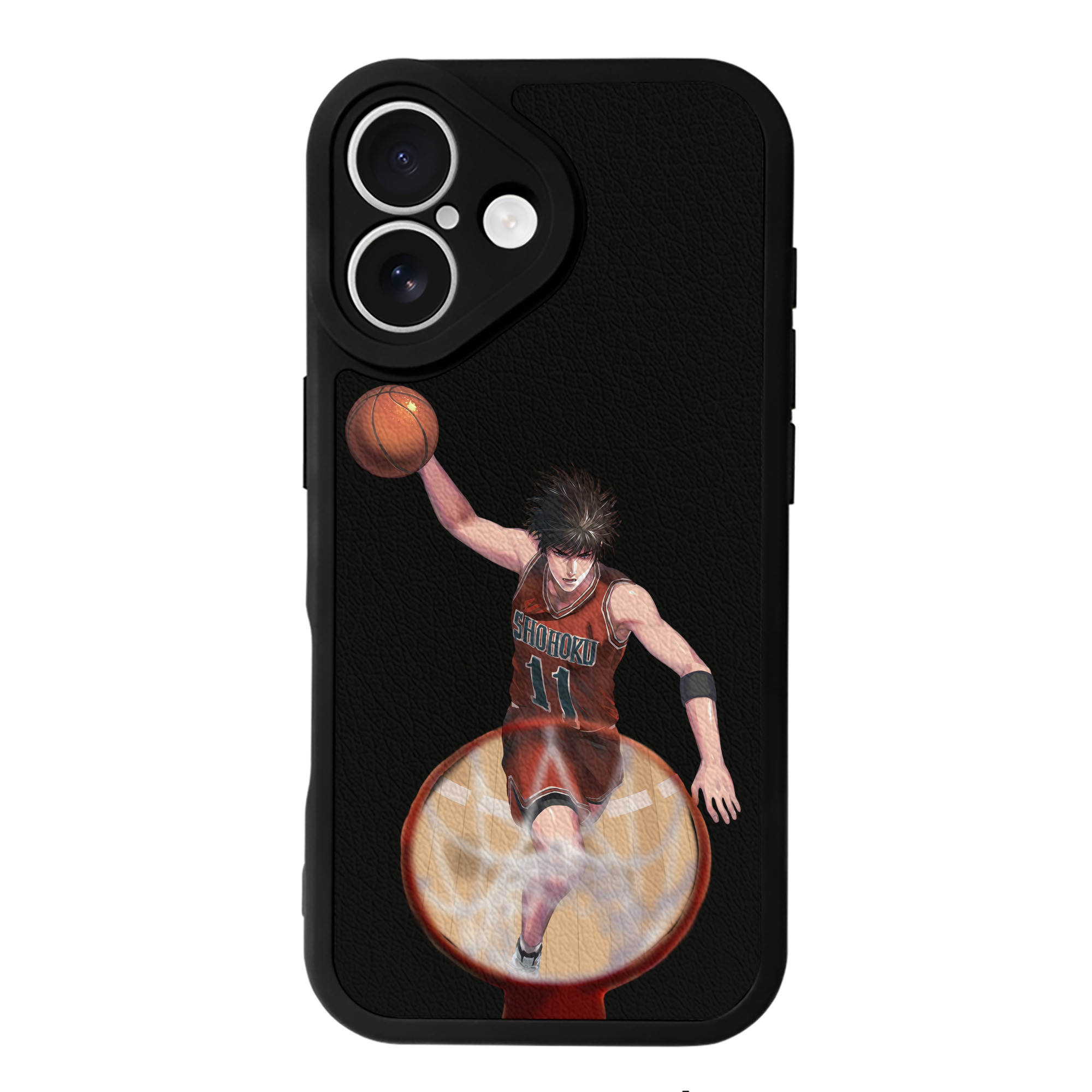 （画像用） SLAM DUNK／スラムダンク 【iPhone 16シリーズ対応】シリコンスマホケース（レザー調） 材質：シリコン